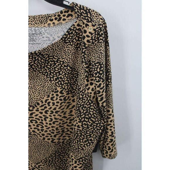 JESSICA LONDON CHEETAH PRINT Blouse Plus SIZE 22/24 - Picture 6 of 9